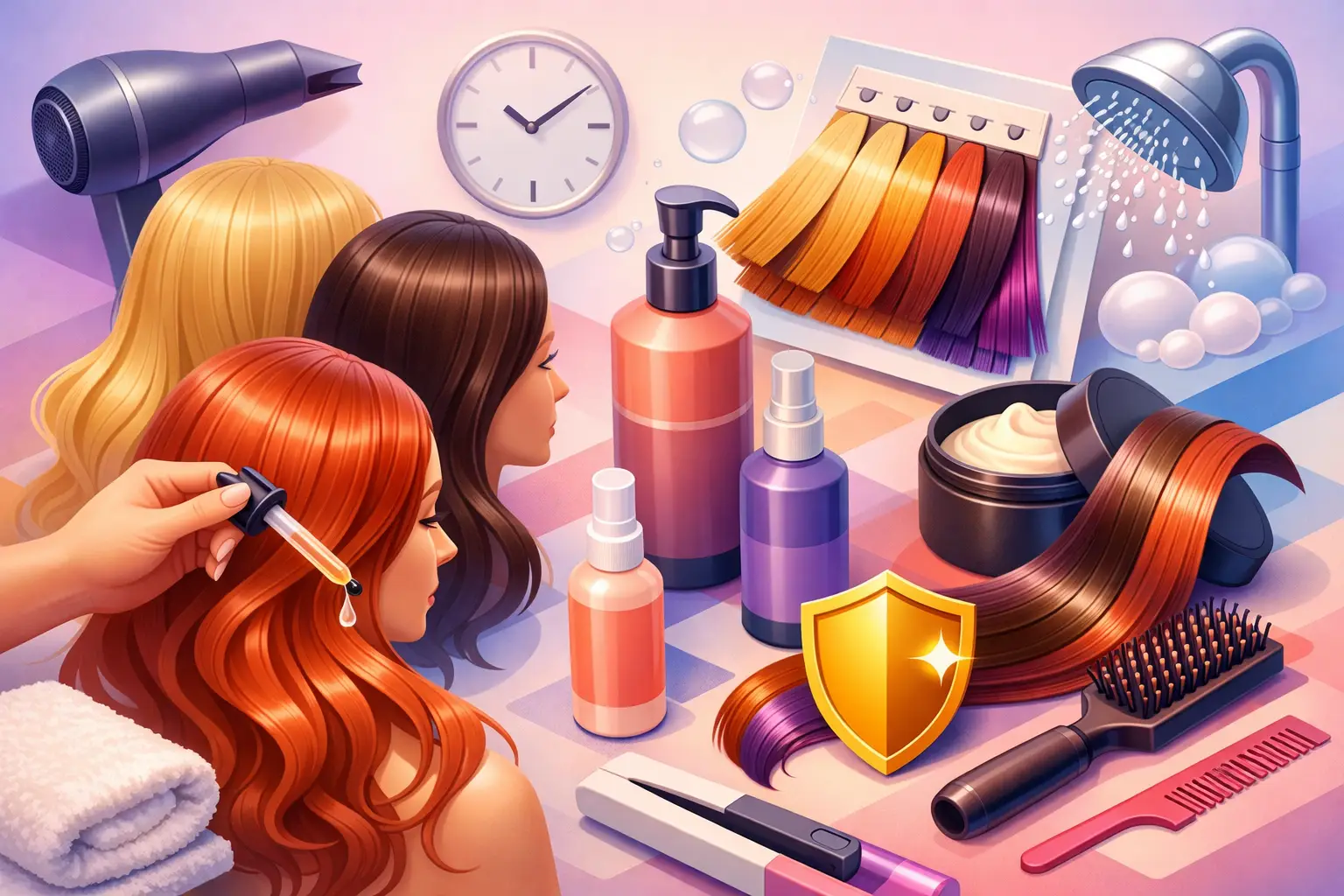 How to Maintain Salon Color Longer