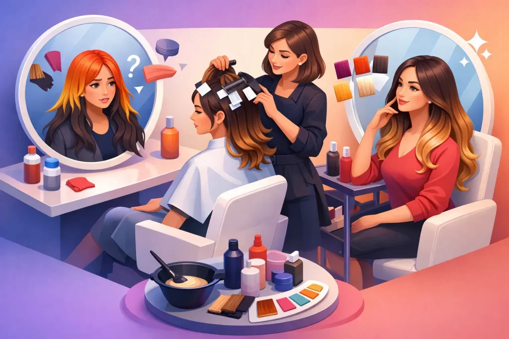 What Professional Salon Color Correction Fixes