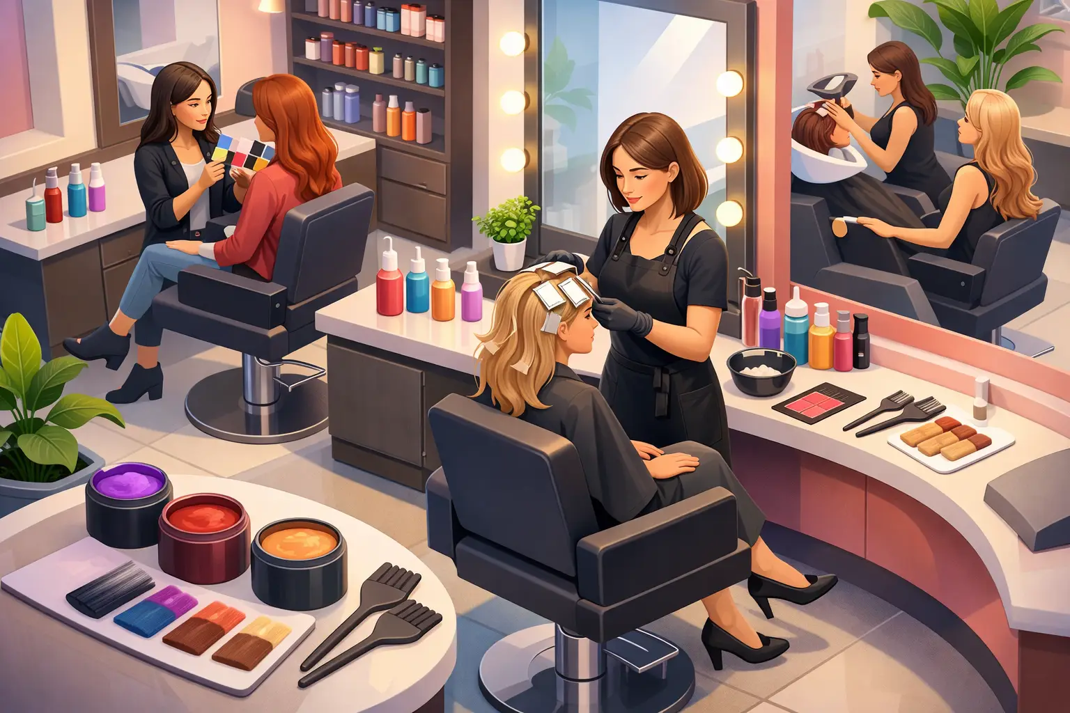 Choosing a Wellington Salon for Color Services