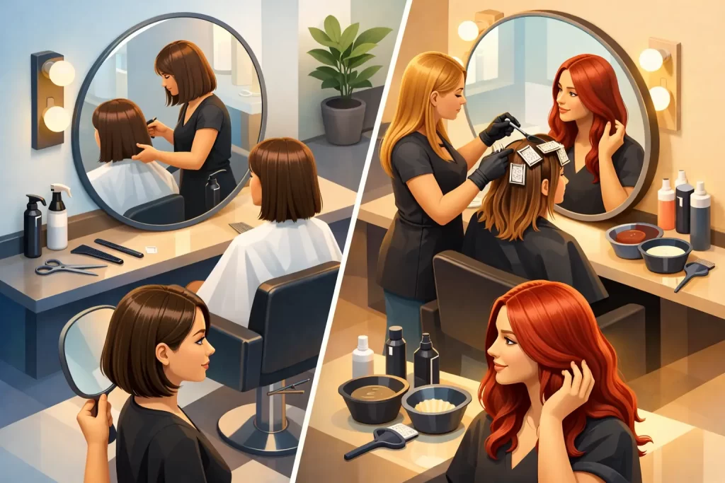 Haircut or Color First? Get the Order Right