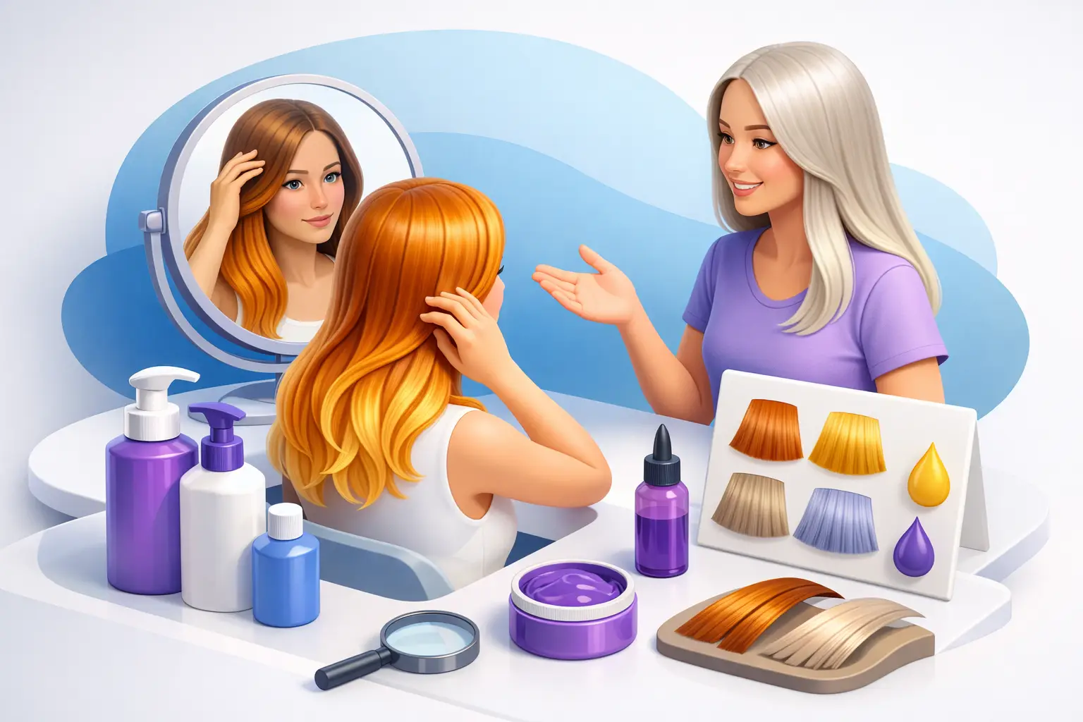 How to Fix Brassy Hair Without Overcorrecting