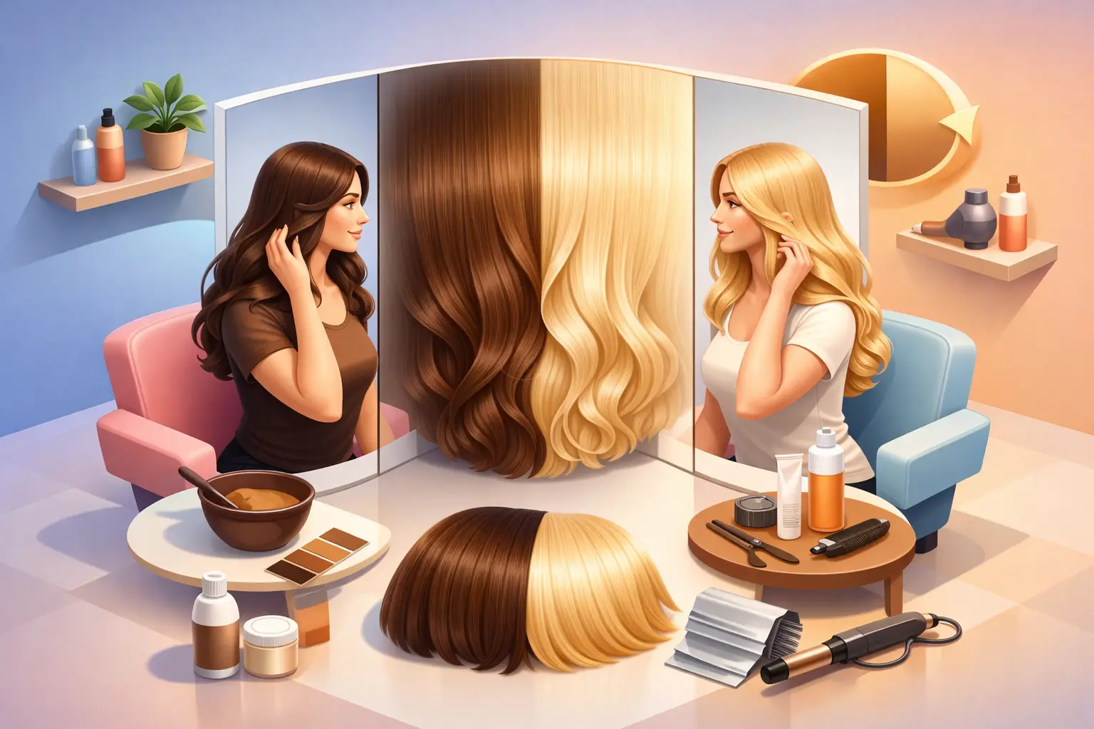 How to Transition Hair Color Safely and Gracefully
