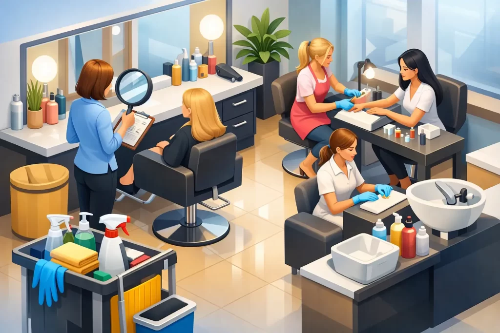 What a Salon Cleanliness Review Should Reveal