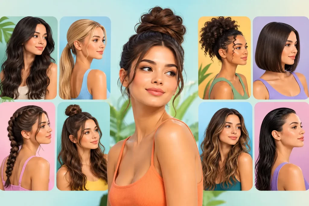 10 Best Hairstyles for Humid Weather That Last