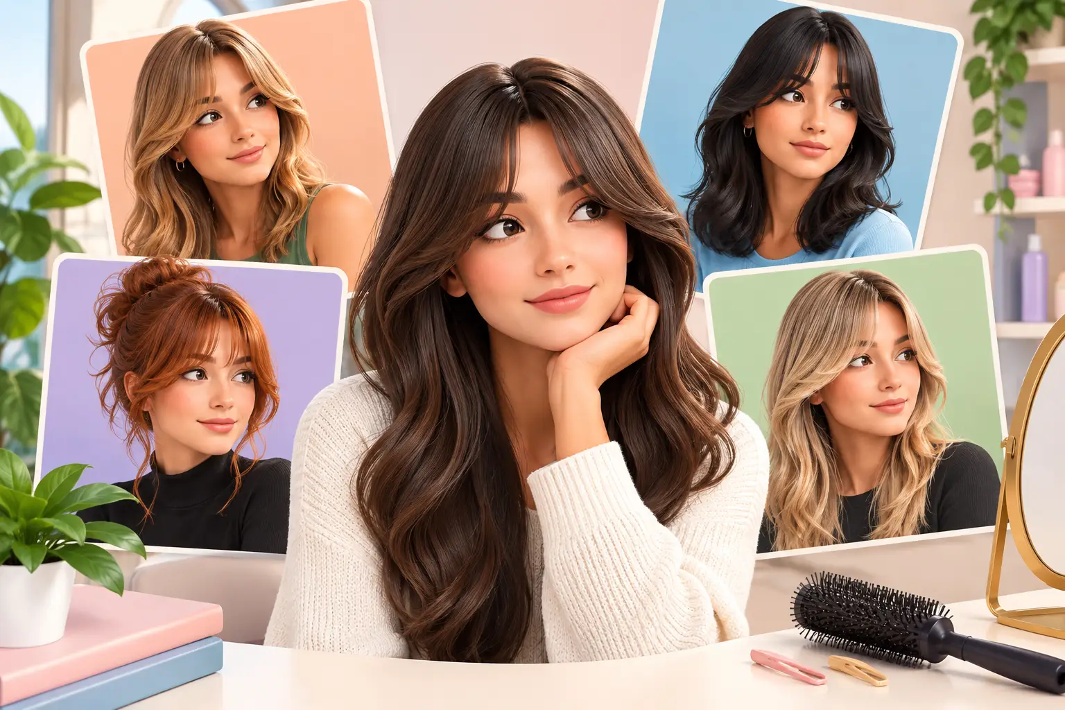 A Guide to Curtain Bangs That Fits Your Style