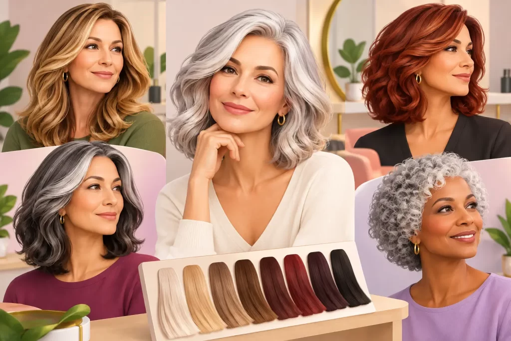 Hair Color Trends for Mature Women to Try