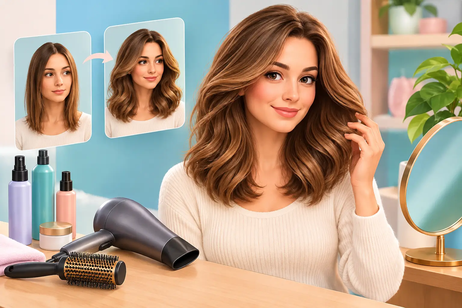 How to Style Fine Hair for Fuller Results